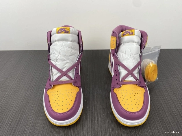 Rep Onekick Jordan 1 High OG Air 555088-706 Brotherhood 0713